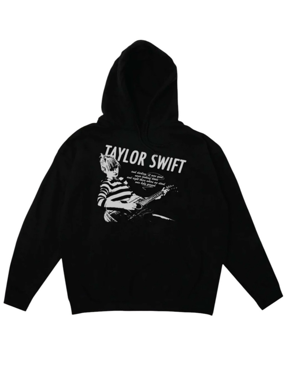 Taylor Swift Holy Ground Where We Stood Black Hoodie Size Small